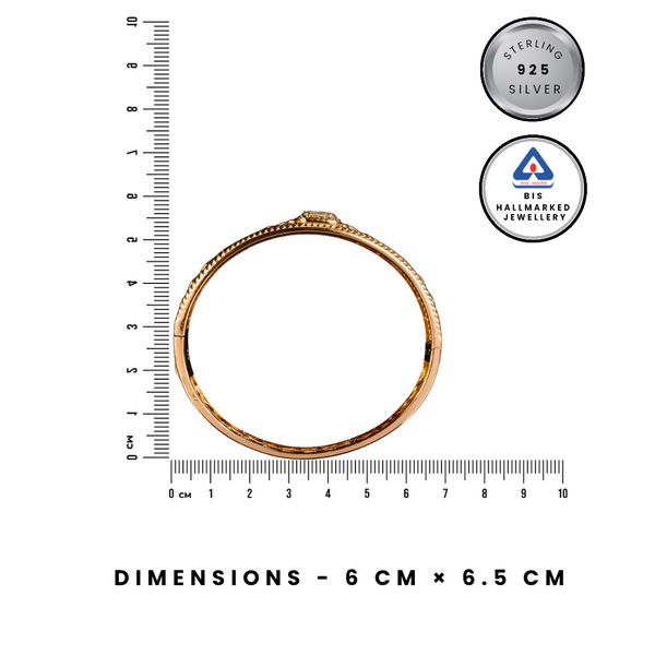 92.5 Silver Rose Gold-Tone 