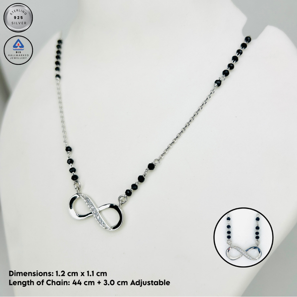 Silver forever Infinity Mangalsutra