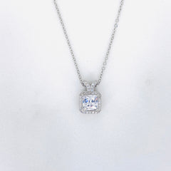 Silver Pandora Square Chain Pendant