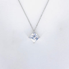 Silver SquareLuxe Chain Pendant