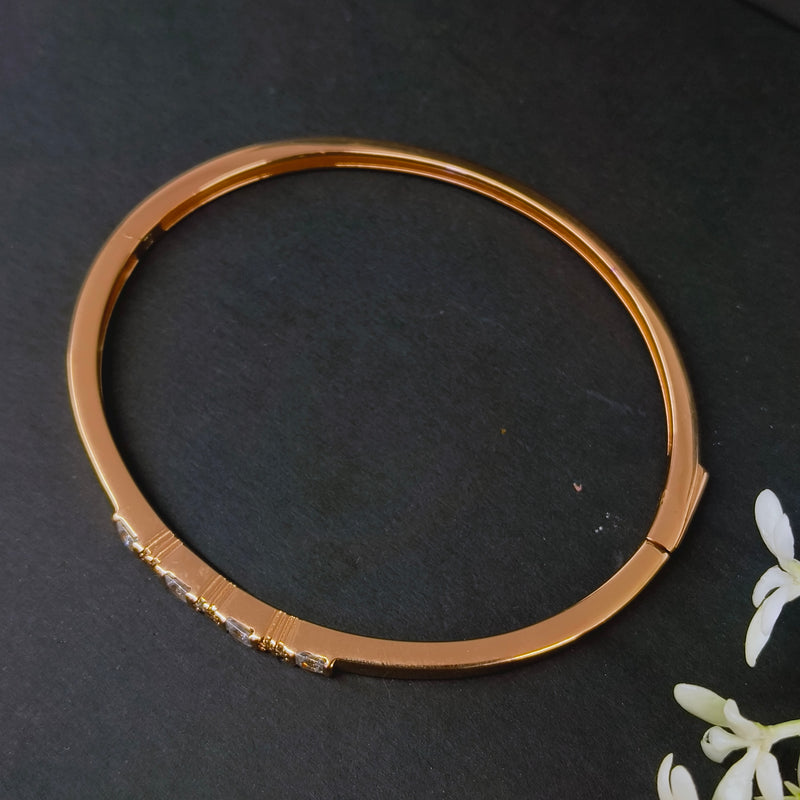 92.5 Sterling Silver Rose Gold Narrow 