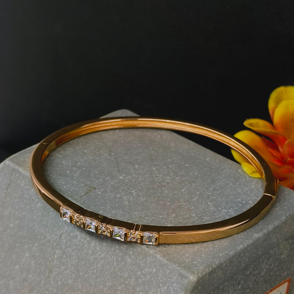 92.5 Sterling Silver Rose Gold Narrow 