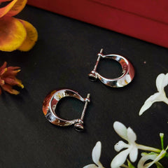 92.5 Sterling Silver Bold Crescent 