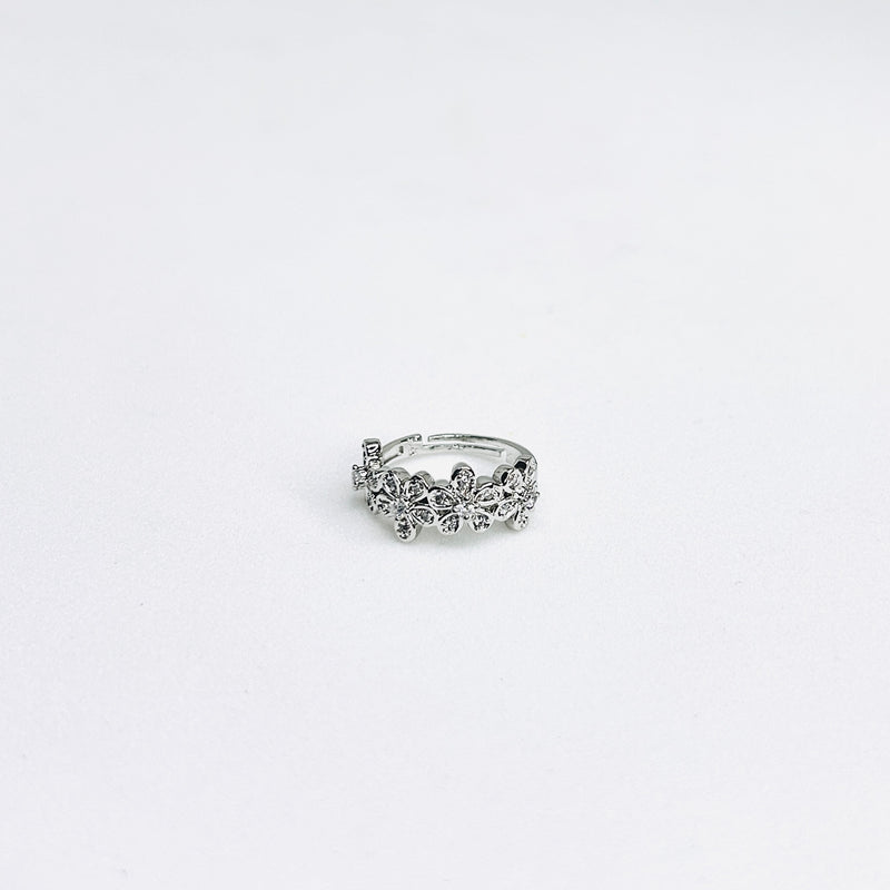 Sterling silver Garden Bloom Silver Ring