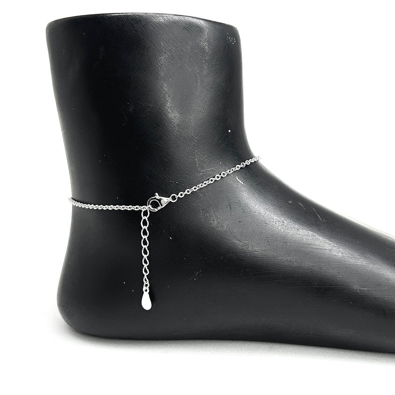 Sterling Silver elegent wheel Anklet