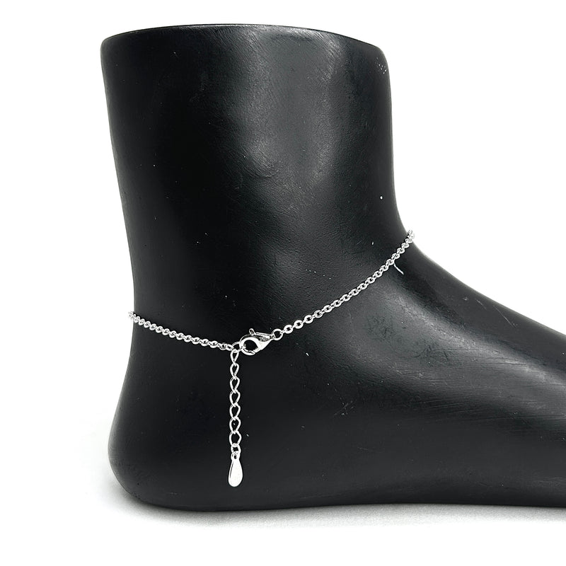Sterling Silver infinity Anklet