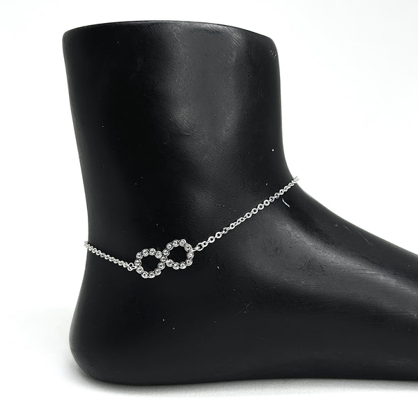 Sterling Silver infinity Anklet