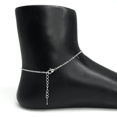 Sterling Silver LeafAura Anklet