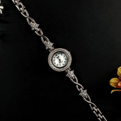 92.5 Sterling Silver Infinity Star Tennis Watch
