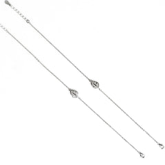 Sterling Silver Leafloom Anklet