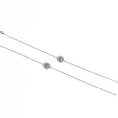 Sterling Silver elegent wheel Anklet