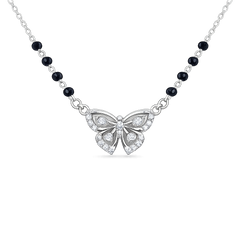 Silver Butterfly Bliss Mangalsutra