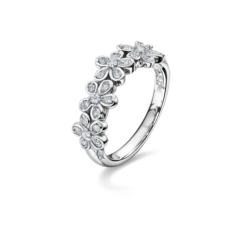 Sterling silver Garden Bloom Silver Ring